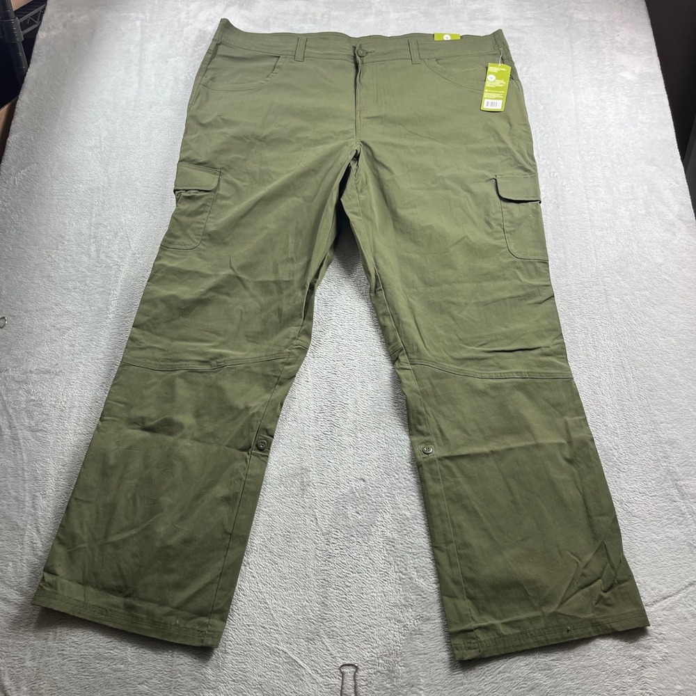 Boy Scouts of America Ladies Uniform Cargo Pants Green Size 22W NWT Roll Tab Leg
